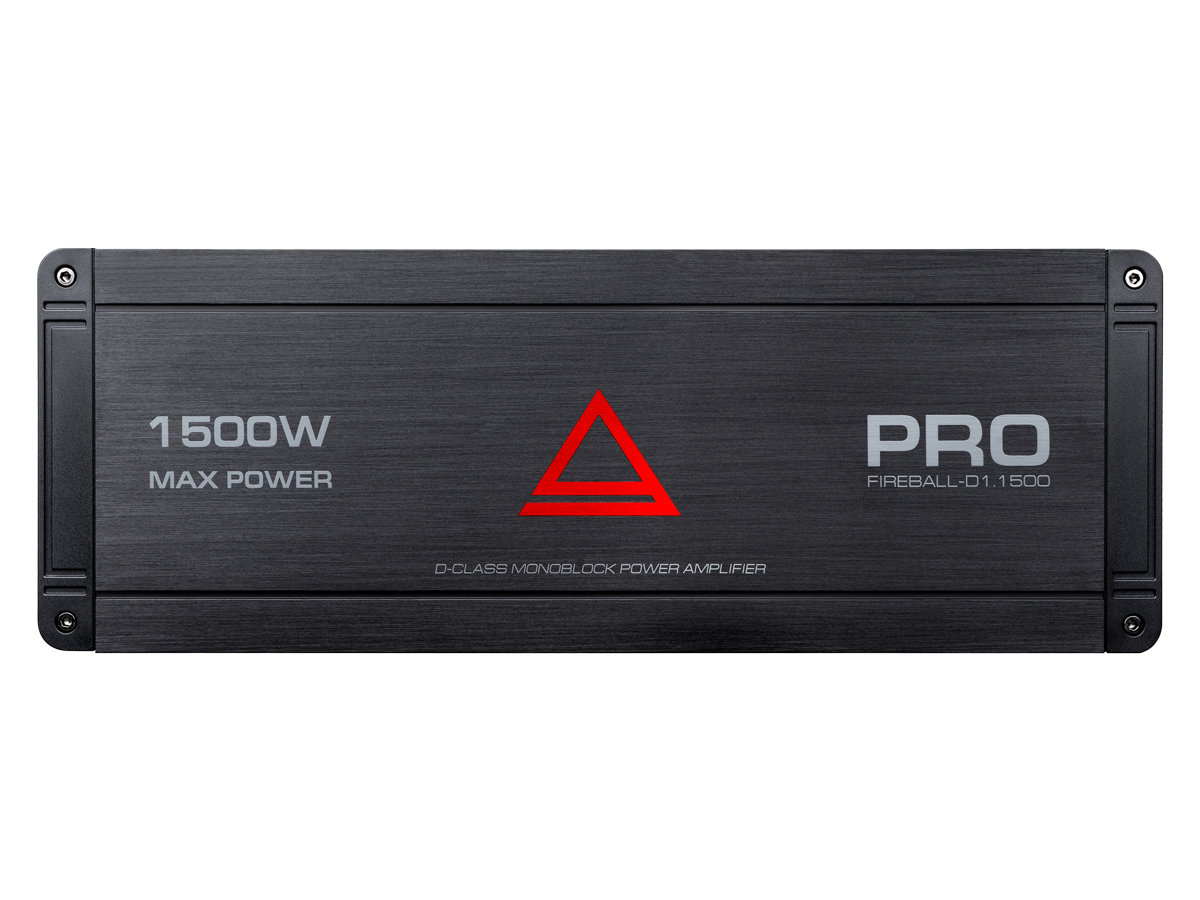 AurA | FIREBALL-D1.1500 PRO | 1x600w (4 Ohm), 1x1000w (2 Ohm), 1x1500w (1 Ohm), 35Hz-250Hz, ДУ | 4