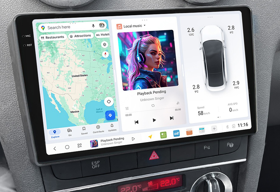 DUDU | Dudu4 9" 4-64 | Android 12, 4G. дисплей 9 " Wi-Fi, USB, BT,| превью 2