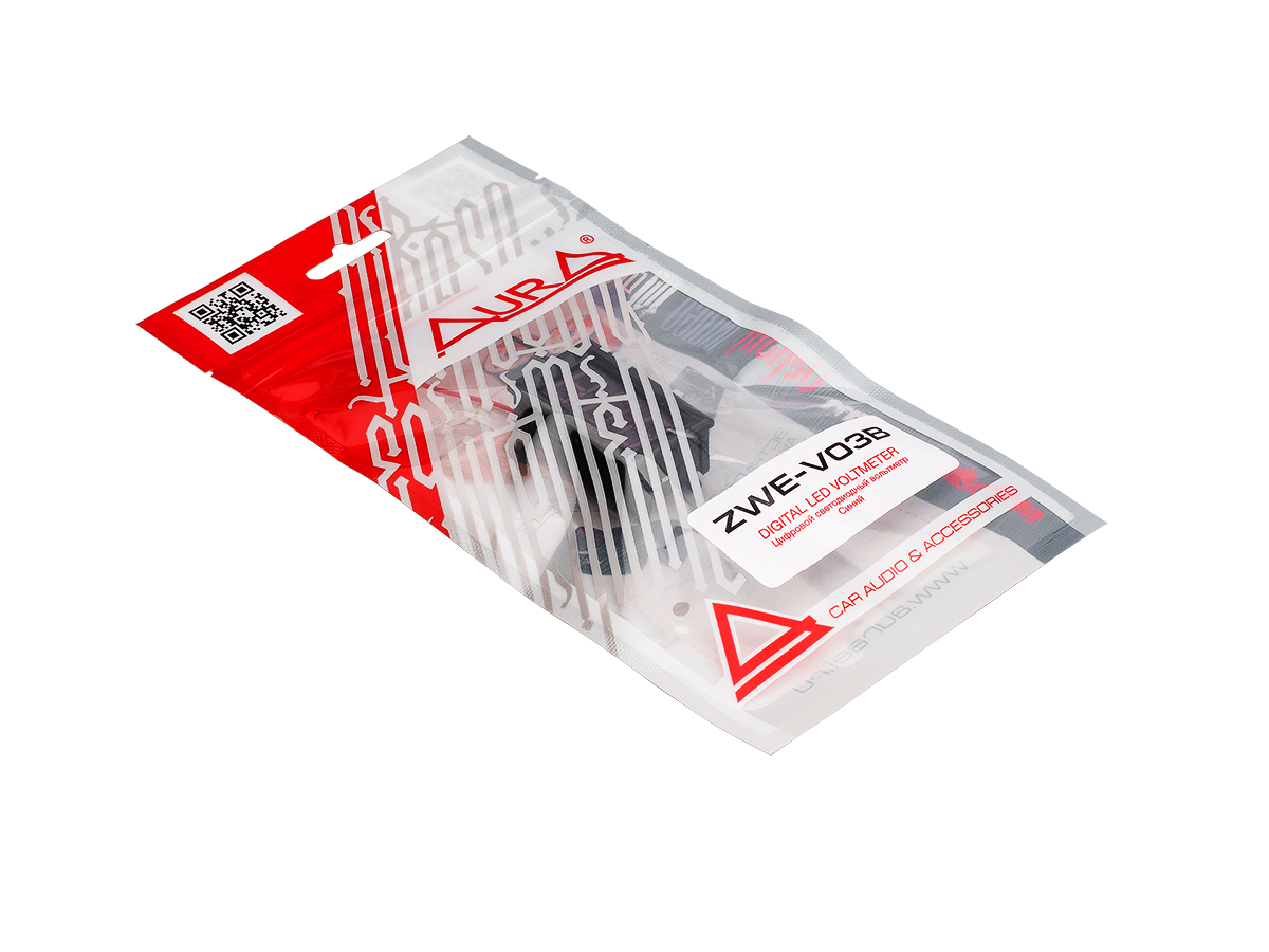 AurA | ZWE-V03B | Вольтметр цифровой, 9-18V, 3 сегмента, синий | превью 2