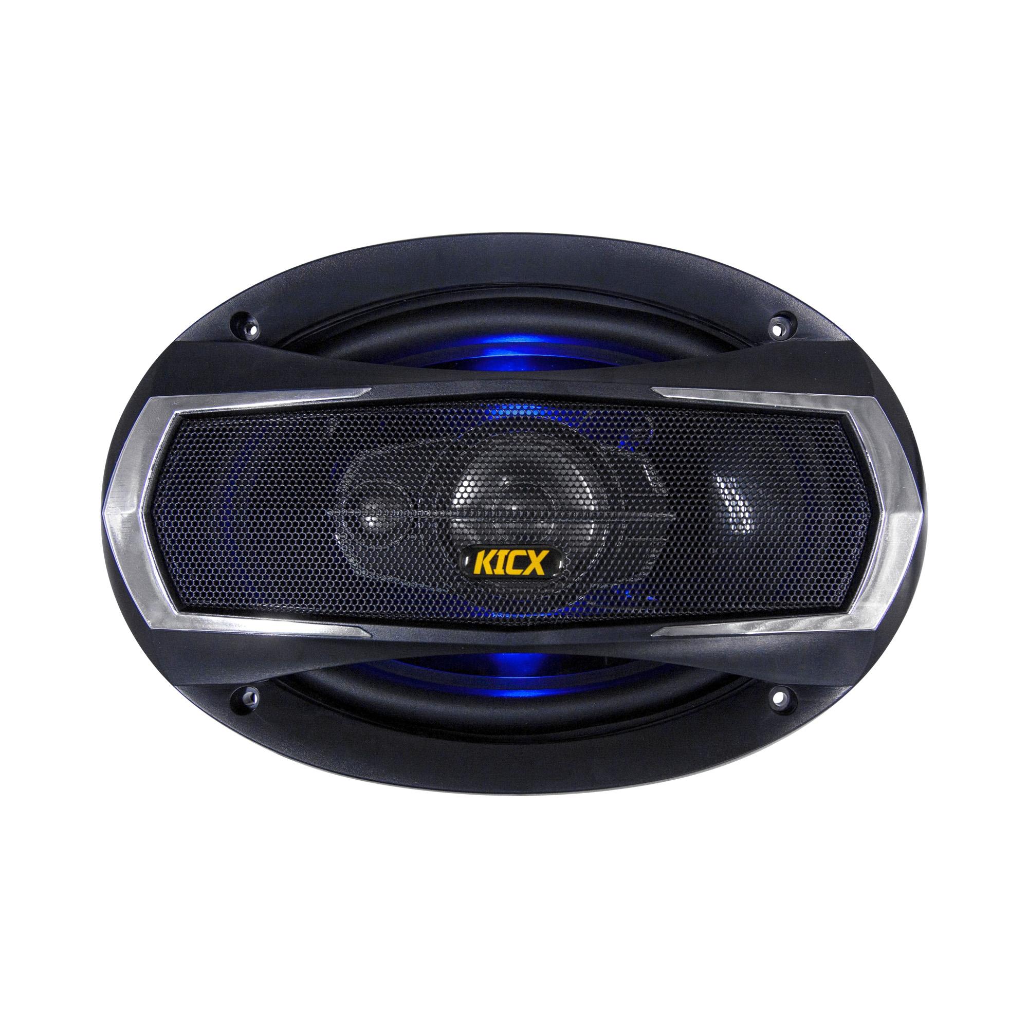 KICX | JM-693L | 6x9. 4-х полосн. 180/120Вт подсветка диффузора диодами | превью 2