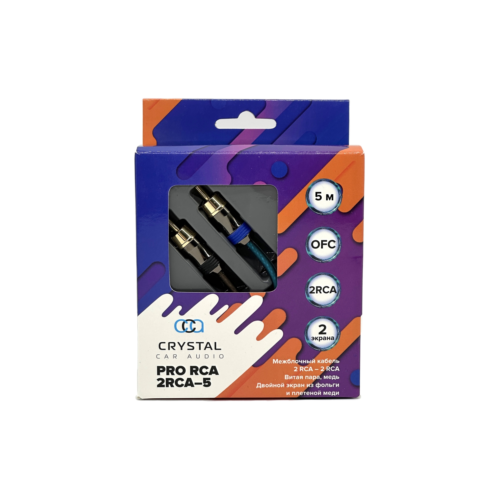 Crystal Car Audio | PRO 2RCA-5 | RCA-кабель | превью 2