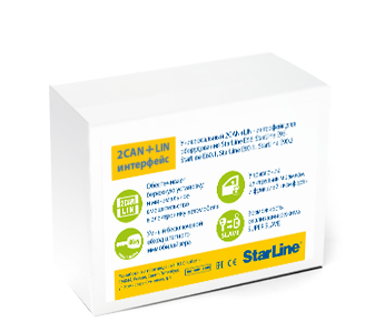 StarLine | 2CAN-LIN модуль | 2CAN+LIN-модуль, кабель для подключения ULT-CAN-8P  | 1