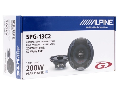 Alpine | SPG-13C2 | 13 cm, коакс. 2-x полосн. 45Вт RMS, 180Вт-Max | 5