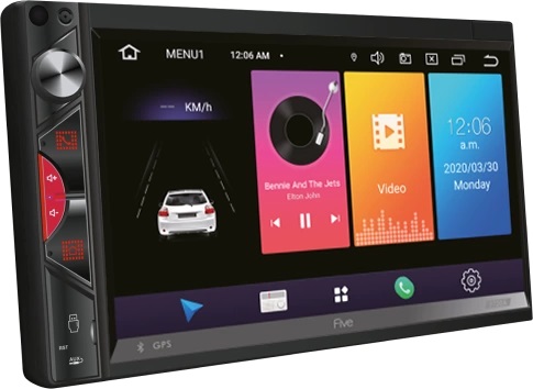 FIVE| F720A | 2din EURO//6.9"/Android9/1024*600/2+32Гб/FM/AM/USB/BT/GPS/WiFi/ | превью 1