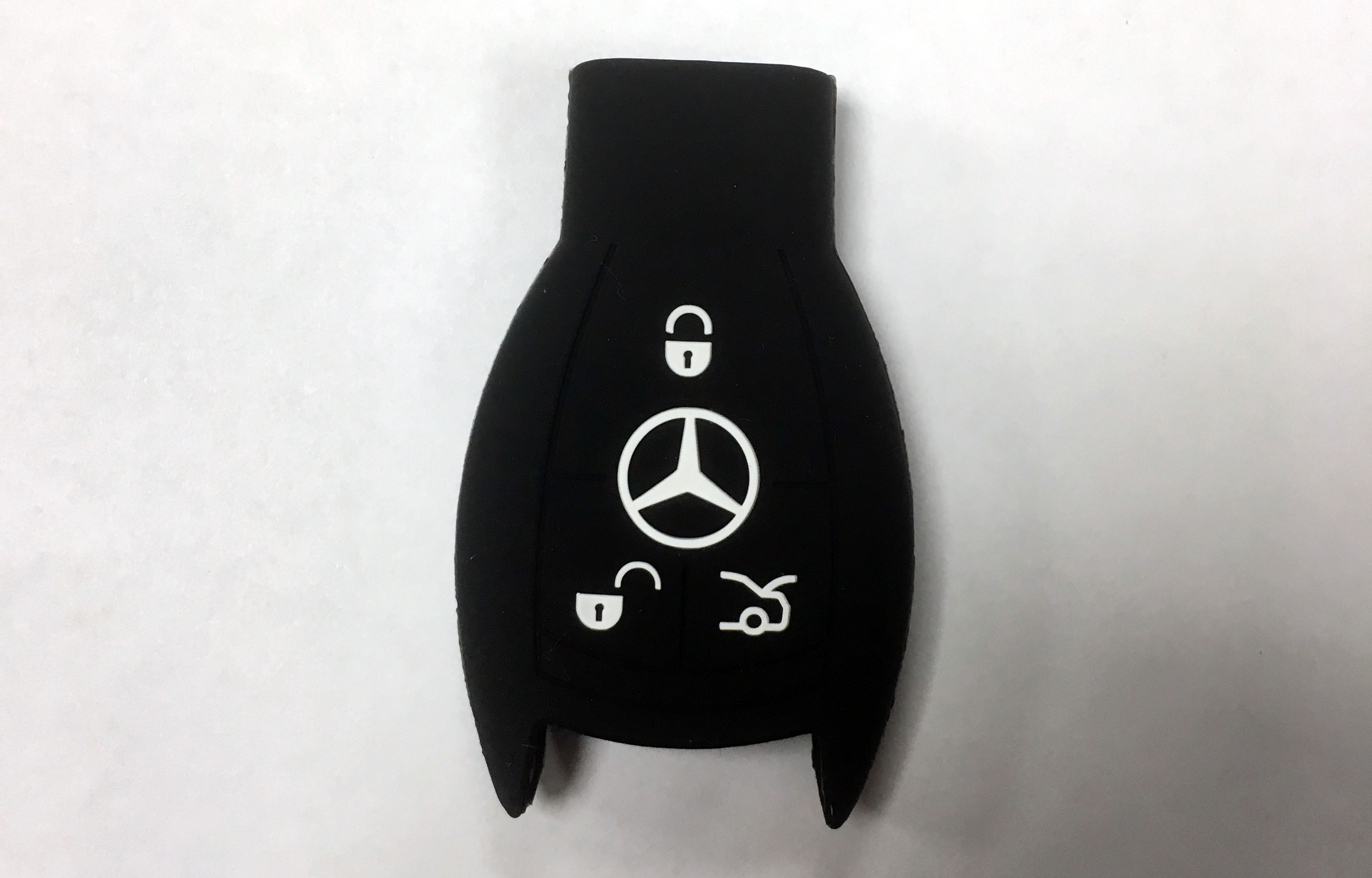 Чехол Силикон | MERCEDES -01   | Силиконовый чехол для выкидного ключа  | превью 3