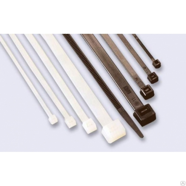 Стяжка кабельная |  7.8x365 | 365мм (100шт) БЕЛЫЕ | 1