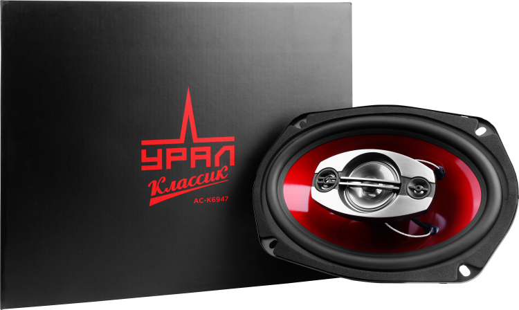 Ural | УРАЛ КЛАССИК АС-К6947 | 6х9", 4-х полосные, коаксиальные, 200w, 52 - 22000 Гц, 93 дБ, 4 Ом | 5