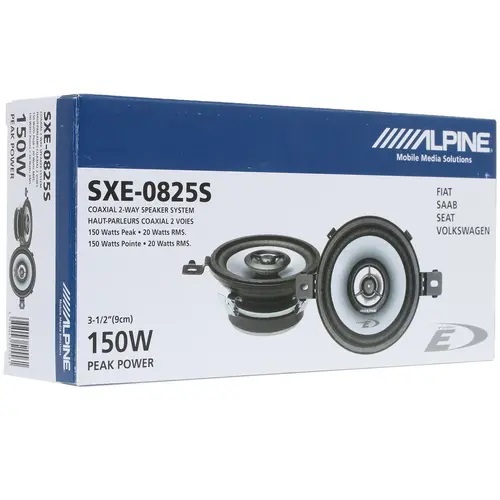 Alpine | SXE-0825s | 8 см. коакс. 2-полосн. 150MAX/20RMS | 5