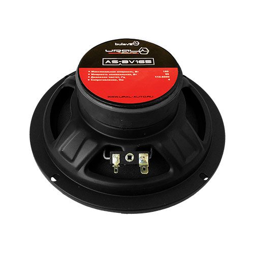 Ural | AS-BV165 | BULAVA, 6", 90/180 Вт, 110-8000 Hz, 4 Om, 92 db | 3