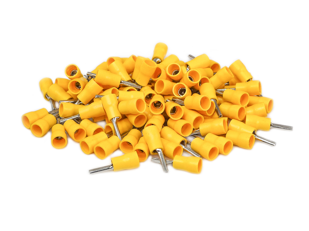 AurA | ATP-1600 | ПИН-коннектор, желтый, диаметр кабеля: 4,0 - 6,0 mm, уп. 100шт. | превью 2