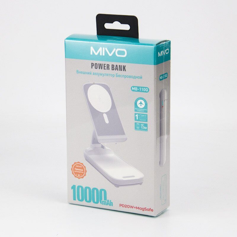 Mivo | MB-110Q | Power Bank 10000 мА⋅ч  для зарядки   телефонов, смартфонов | превью 3