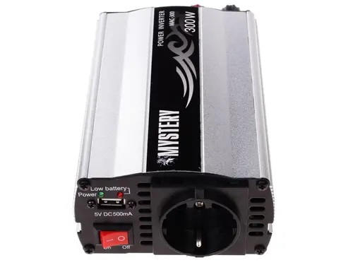 Mystery | MAC-300 | преобразователь напряжения 12V-220V, 300 Вт, порт USB | 4