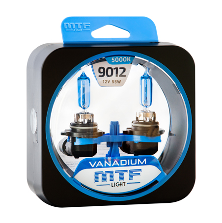 MTF | Vanadium 9012 HIR2 | 12V комплект ламп накаливания, 5000К | превью 1