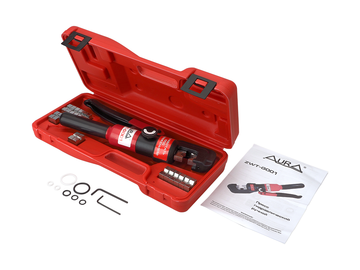 AurA | ZWT-G001 | Гидравлический пресс-обжим для кабелей | 2
