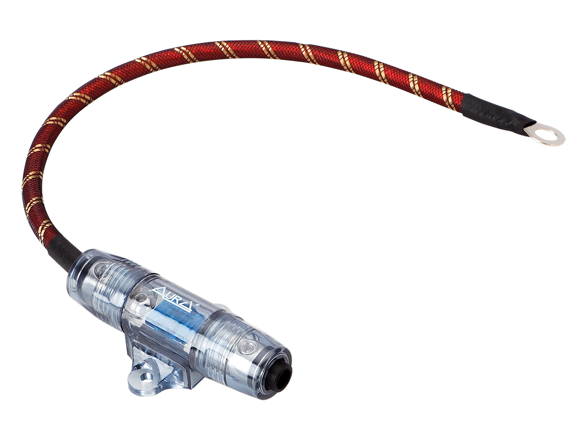 AurA | FHM-0830 | Колба Mini ANL (8 Ga) + MiniANL 60A, OFC обжатый кабель (8GA) 30см | превью 1