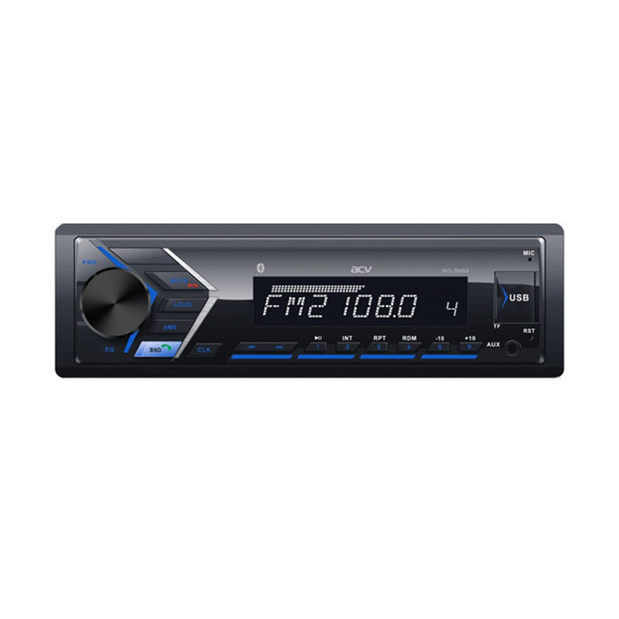 ACV | AVS-814BB | 1din/голубая/Bluetooth/USB/AUX/SD/FM/4*50 | 1
