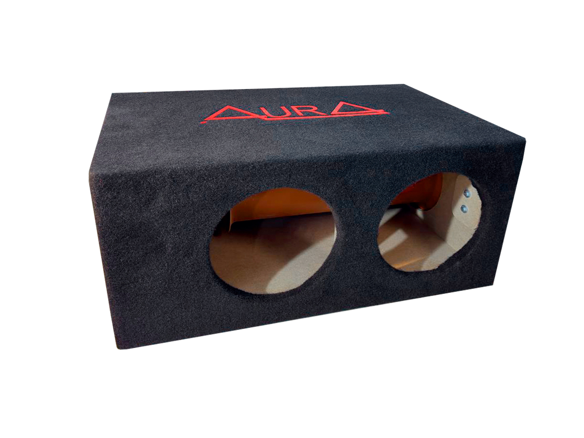 AurA | BOX-2X10-75-T160 | 2X10" универс. корпус МДФ, 75 литров, Труба 160 мм | превью 1