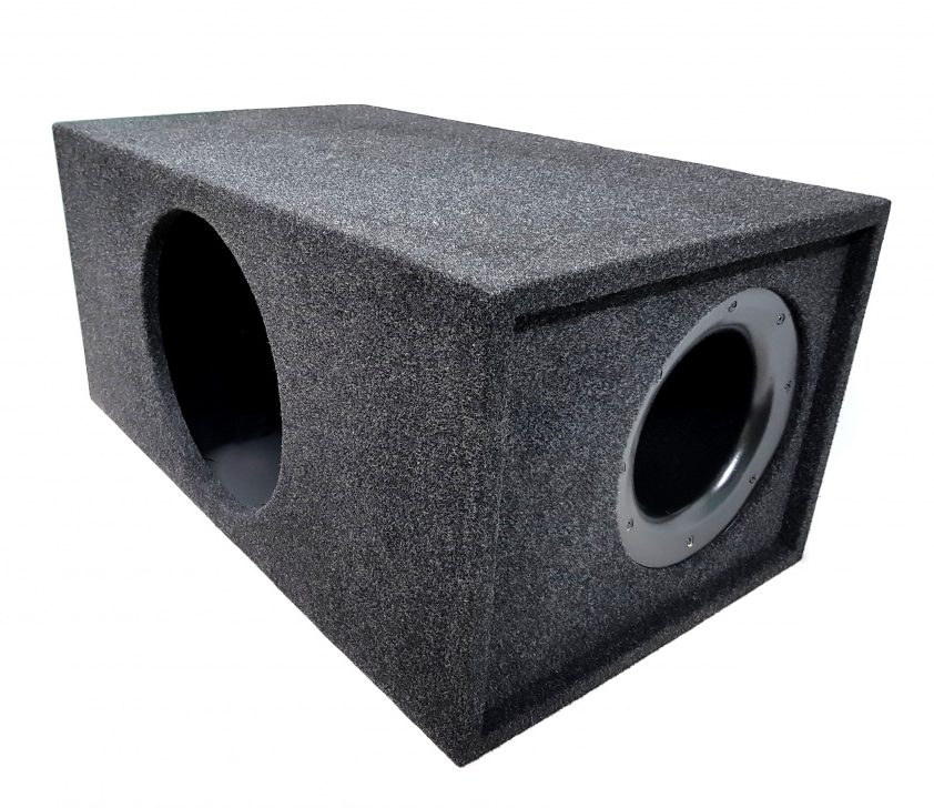 Real Sound | Корпус для сабвуфера 12" (424) |  с раскрывом Труба 160мм 36Гц, Универсальный | 1