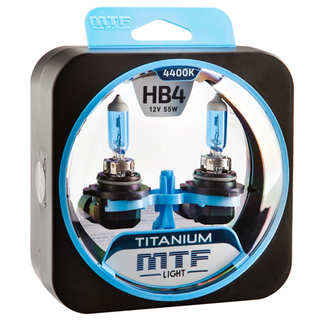 MTF | Titanium HB4 (9006) | 12V 55W комплект ламп накаливания, 4300К | превью 1