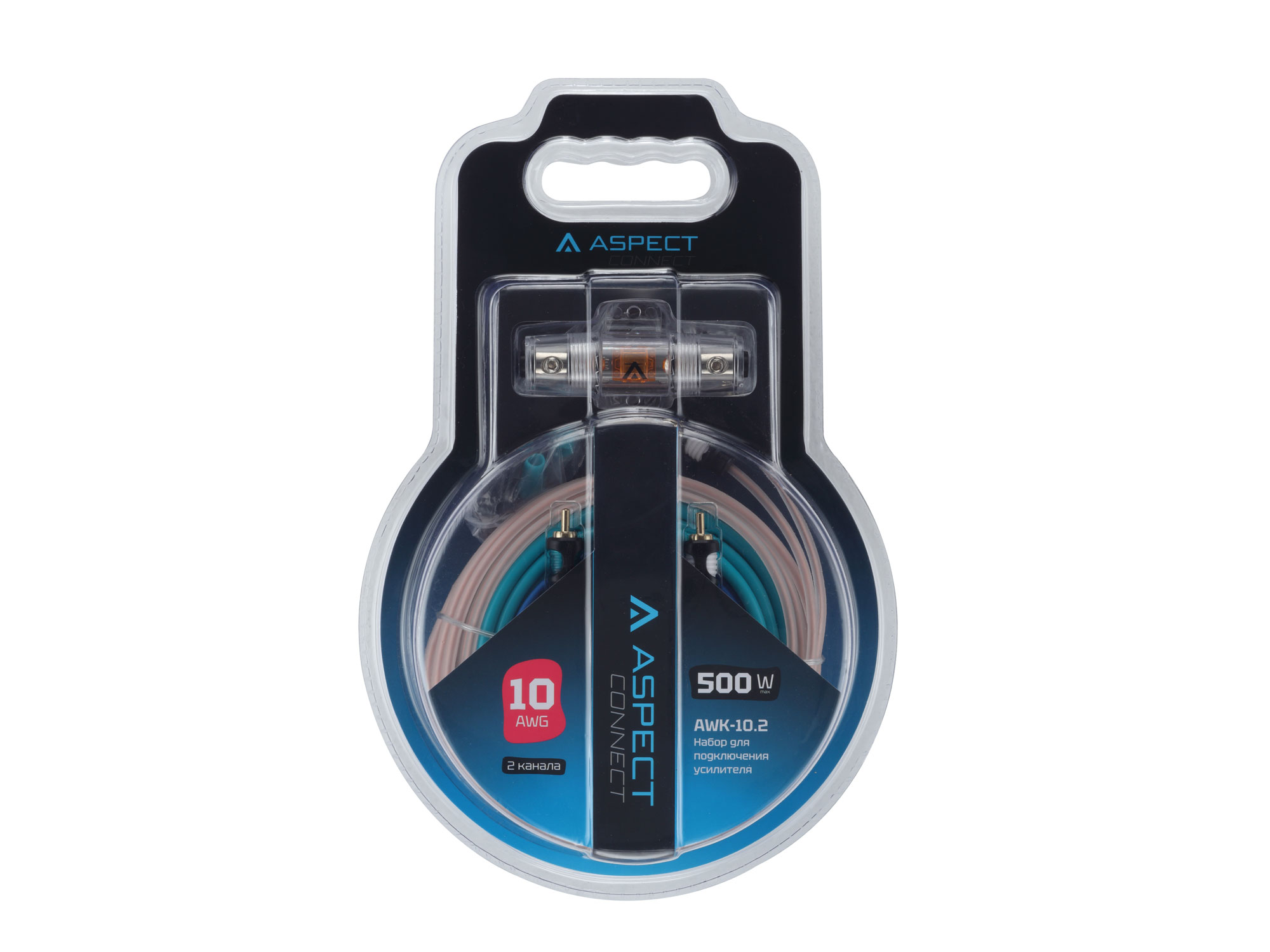 Aspect | AWK-10.2 | комплект проводов для 2-кан. усилителя / 10AWG/2RCA-2RCA | 1