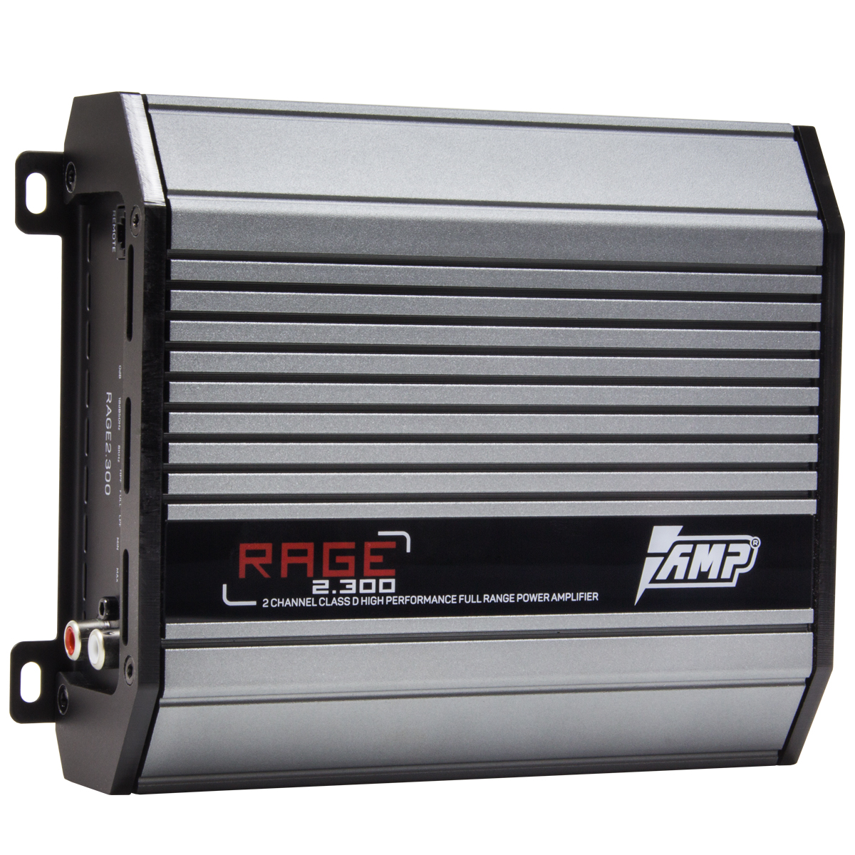 Усилитель AMP RAGE 2.300 2-кан, класс D, мощность RMS 400 Вт х1 ( 4 Ом ), 200Втх2 ( 2 Ом )
