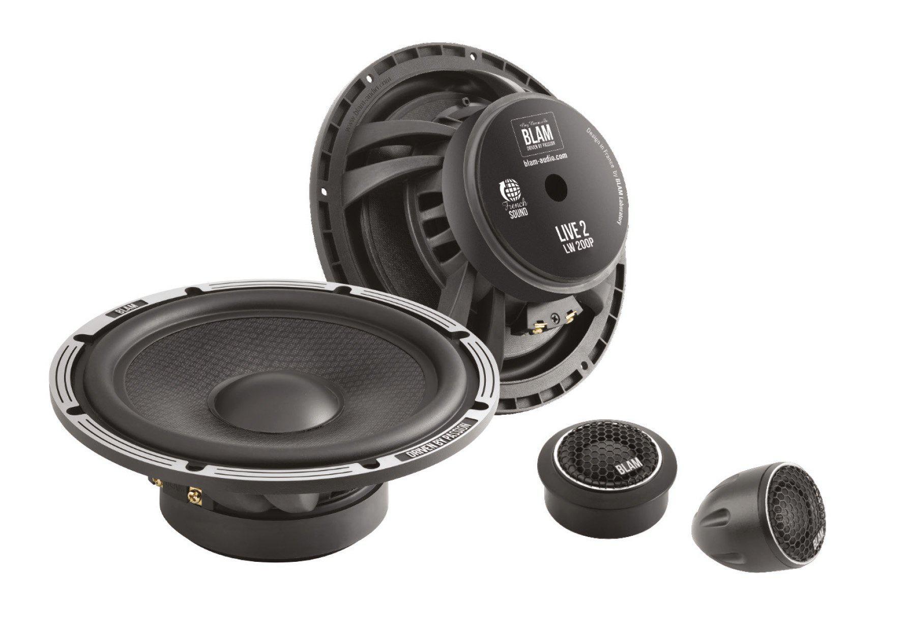 BLAM | L200P ACT | 2-х полос.комп. акуст,8" (20см),100/200Вт, 40Гц-25кГц, 3Ом,93.5 дБ без кросс.| 1