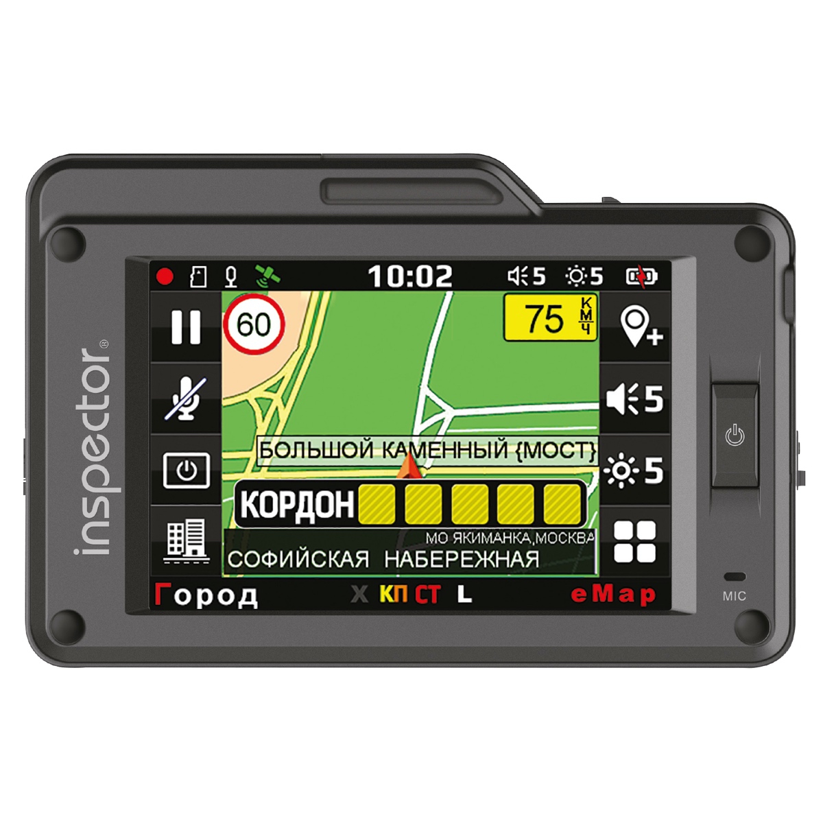 Inspector | SCAT Se | 3,5″сенсорный, Super HD, Сигнатурный, Картография, Ambarella А12А35, | 2