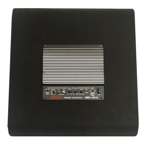Mystery | MBV-251A | 350W.10"акт.трехугольн.закр.черн.ящик с ФИ хром.сетка ДУ | превью 3