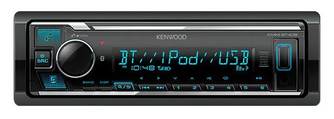 Kenwood | KMM-BT408 |BT. Процессор (DSP/DTA), FLAC, упр. со смартф., 3RCA 4В  | превью 1