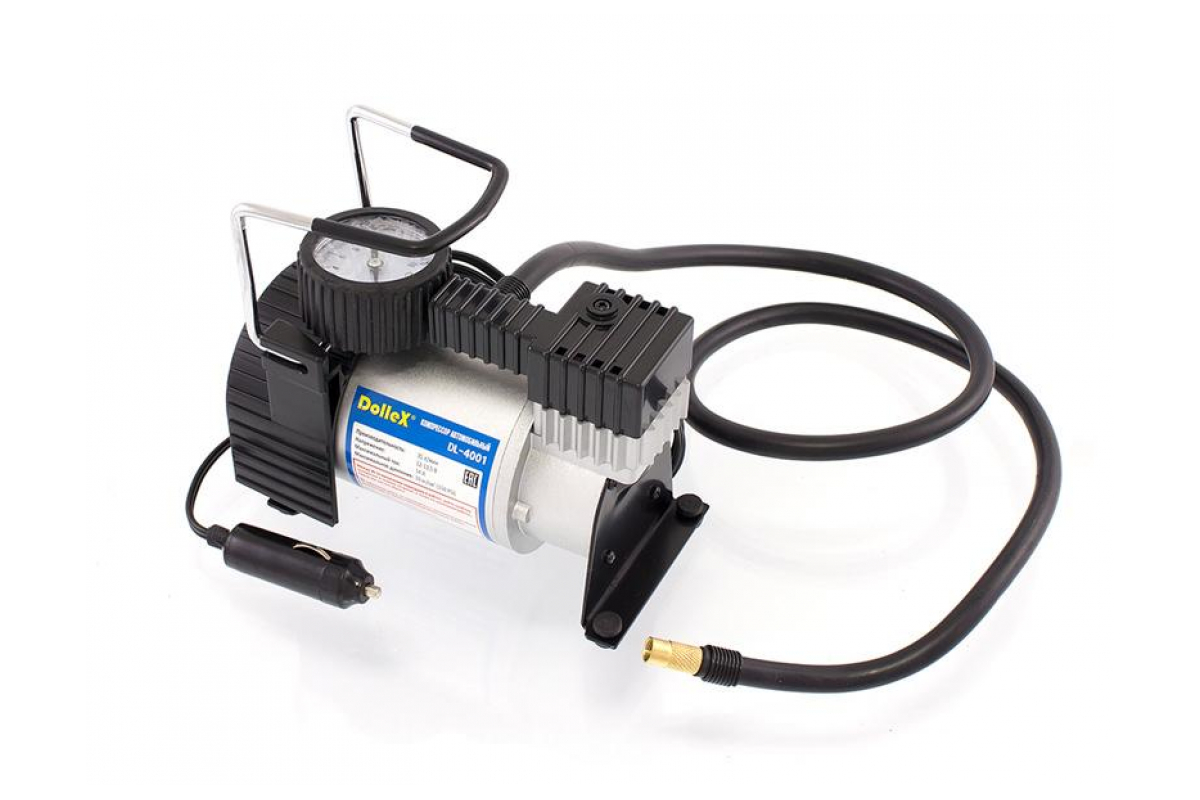 DolleX | DL-4001| Компрессор 12V, 14 A, 10 Атм, 35 л/мин, предохр-ль, сумка| превью 1