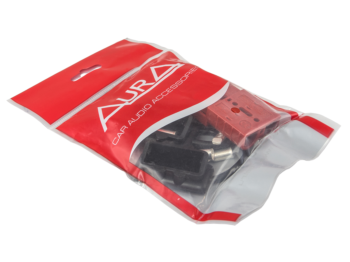 AurA | BTP-QD6R | Разъем быстрого подключения, 6AWG, 50A, влагозащищенный, красный | превью 2