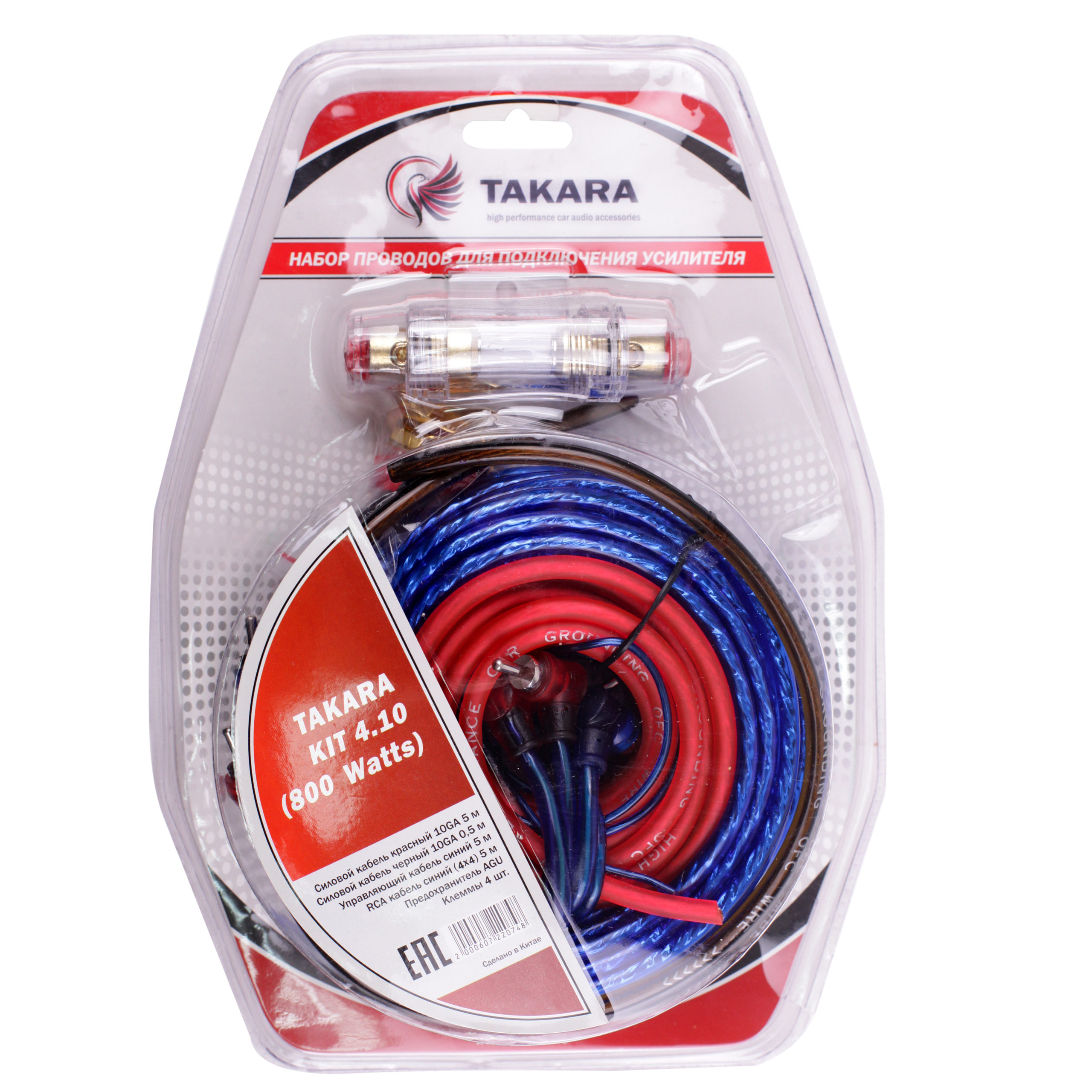 TAKARA | KIT 4.10 | комплет для 4х канального усилителя | превью 1