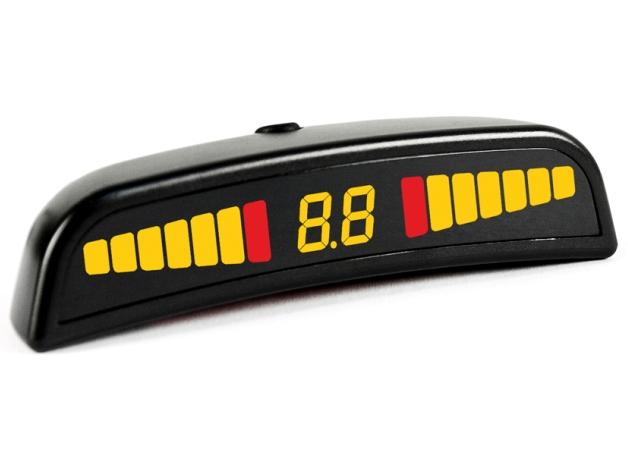 Parkmaster | 45-4-A-Silver Х | LED-индикатор с воз. установки на неровные повер-ти внутр авто | 1