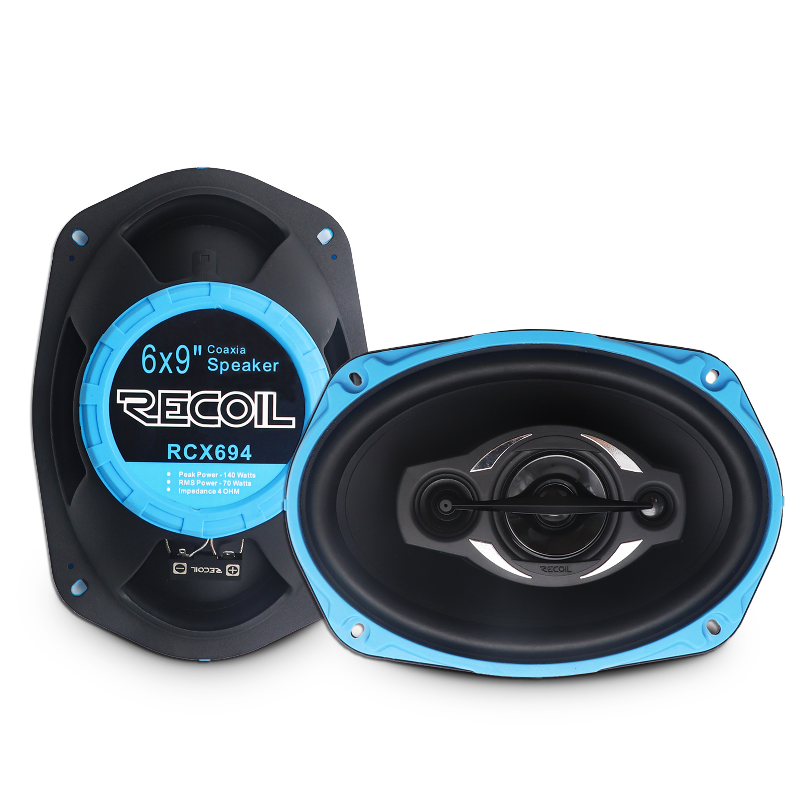 Recoil | RCX694 | 4х-пол. коакс.6*9",3.2Oм,55-20000Гц, RMS/Peak - 70W/140W | превью 1