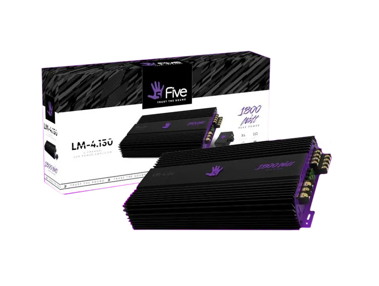 FIVE | LM-4.130 | 4x130вт Bass Boost, Low-pass | 5