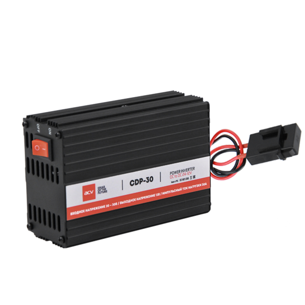 ACV | CDP-30 | преобразователь напряжения 24-12В /ток до 30А | 1