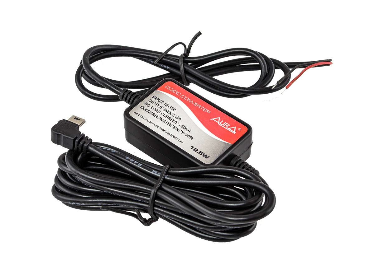 AurA | TPA-U031 | mini USB, прямой, 3m, 5V, 2,5А, монтажный, для навигаторов, регистраторов | превью 1