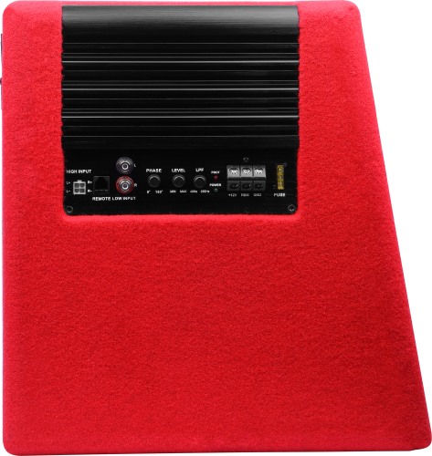 Ural | УРАЛ АС-У12А КРАСНЫЙ | 12" (30 cm), 300/900w, 93 db, 20-250 Hz, ДУ | превью 3