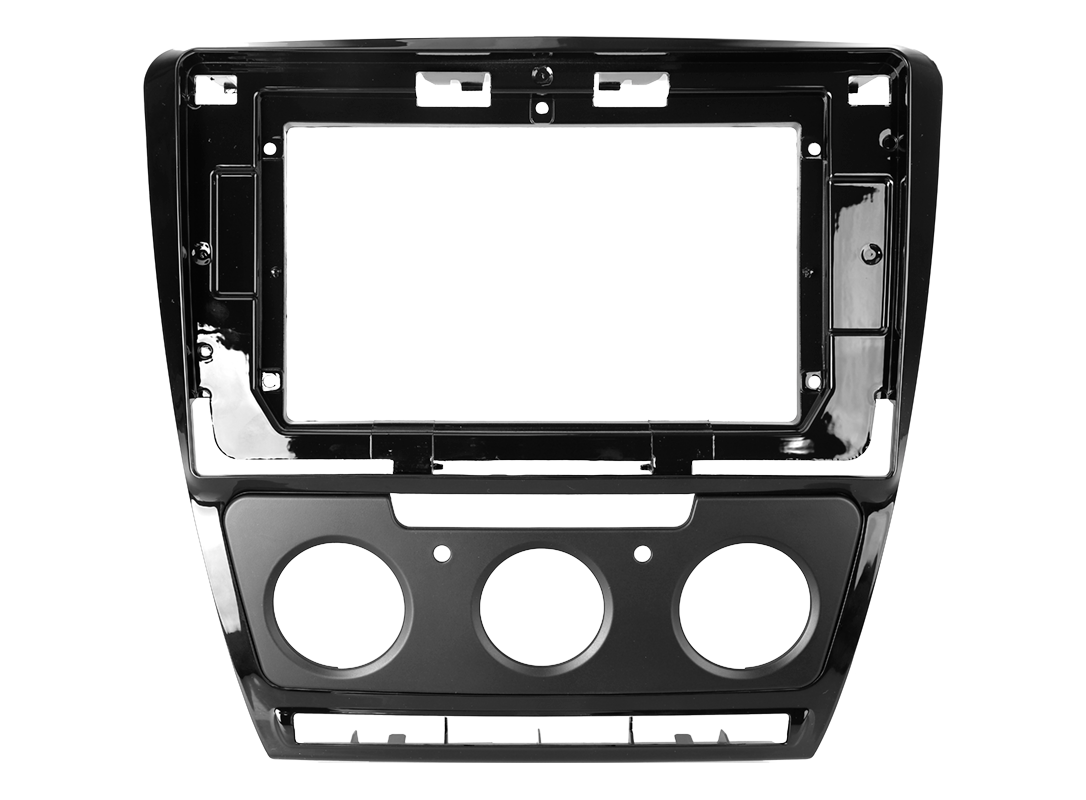 TEYES | Skoda Oсtavia 2 A5 2008-2013 серая | Рамка 10,2"  + комплект проводов  | 1