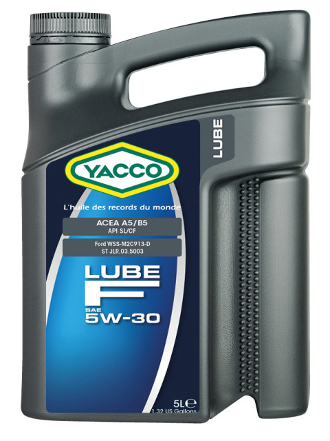 YACCO | LUBE F 5W30 | 5L Синт. моторное масло A1/B1, A5/B5 , M2C 913-D | 1