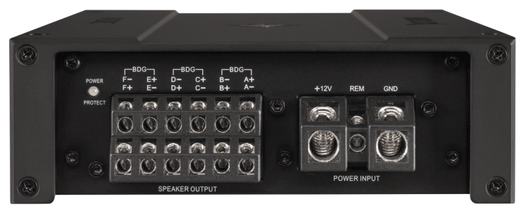 Helix | M SIX | Усилитель 6-канальный 6х100, 4/2Ом со встроенным активным кроссовером| 2