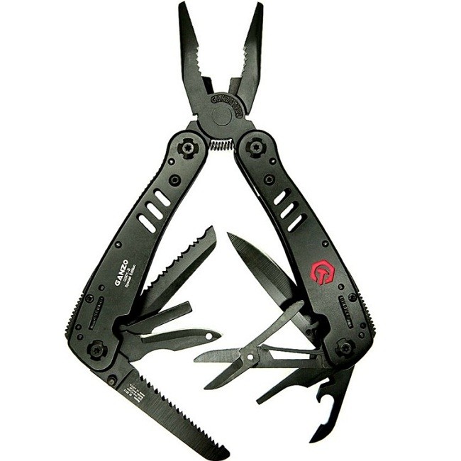 GANZO | Мультитул G-301 | 26 инструментов ,цвет: серебро,вес:253 гр.| 1