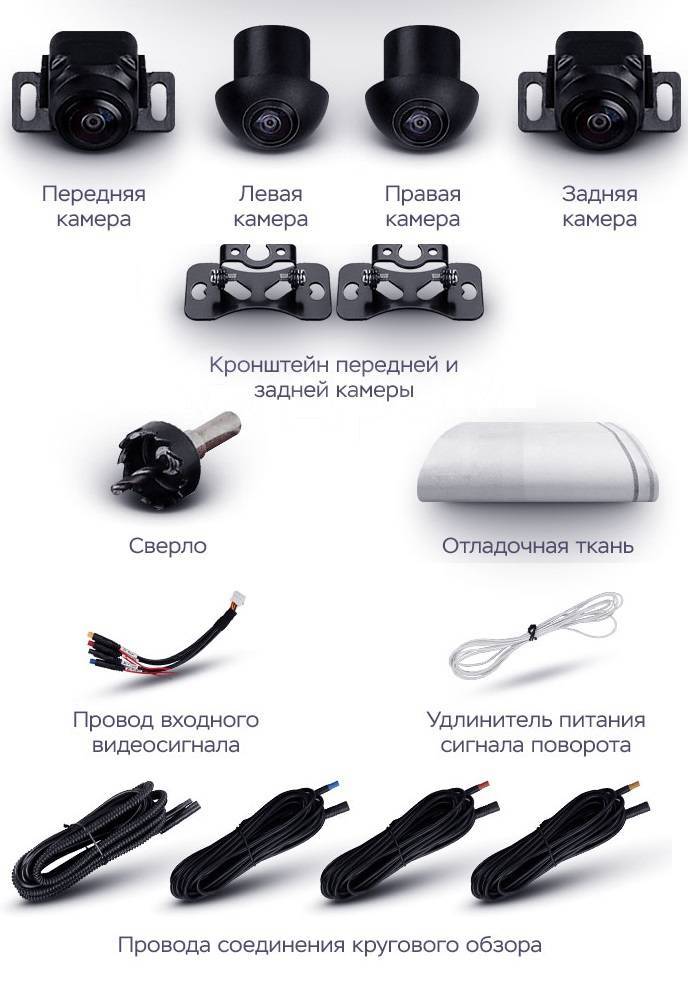 TEYES | 3D | комплект камер 360гр 2К | 2