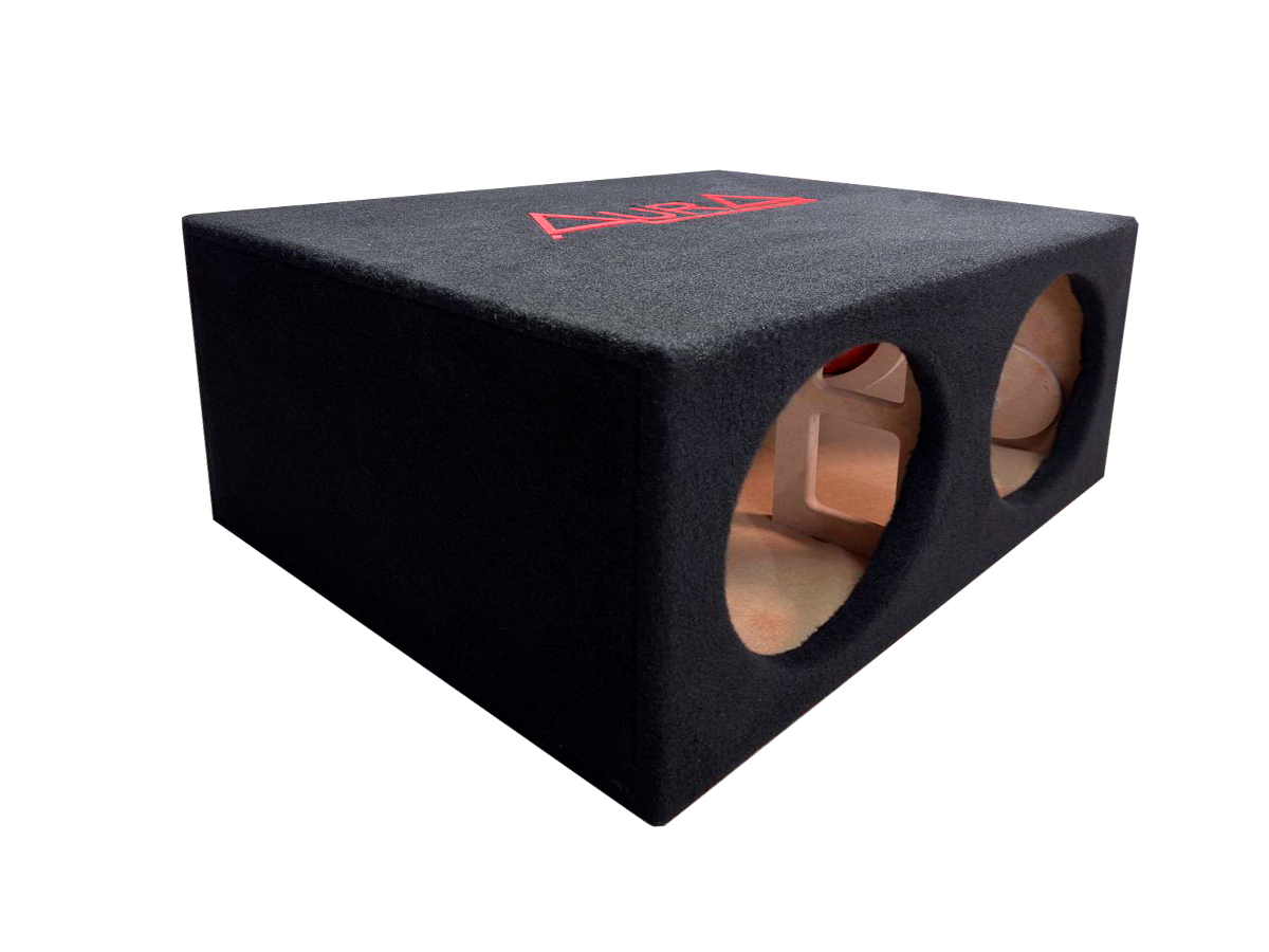AurA | BOX-2X12-115-T200 | 2X12" универс. корпус МДФ, 115 литров, Труба 200 мм | превью 1