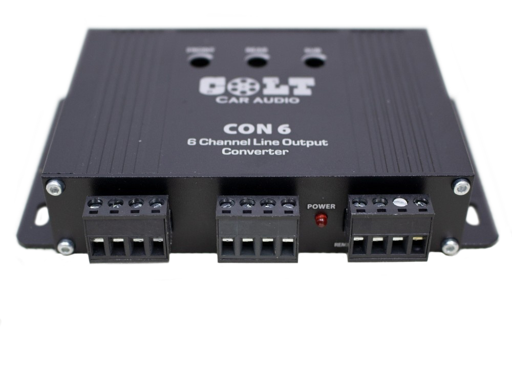 COLT | CON 6 | Конвертор уровня, 6 канала. силовой вход - RCA выход | превью 2