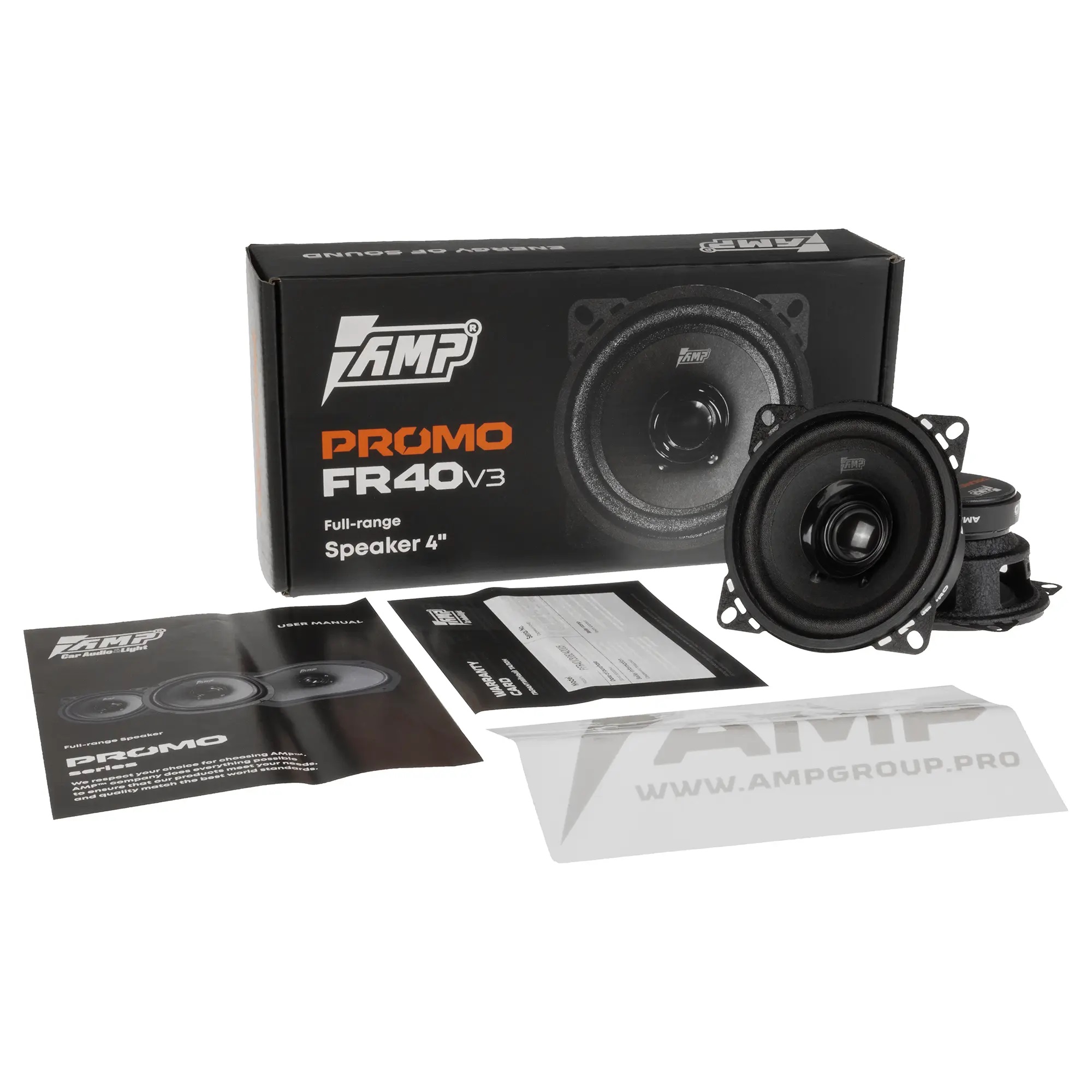 AMP | PROMO FR 40 Ver3 | 10см Эстрадная Широкополосная 30Вт/60Вт. 4 Ом. ПАРА | 7