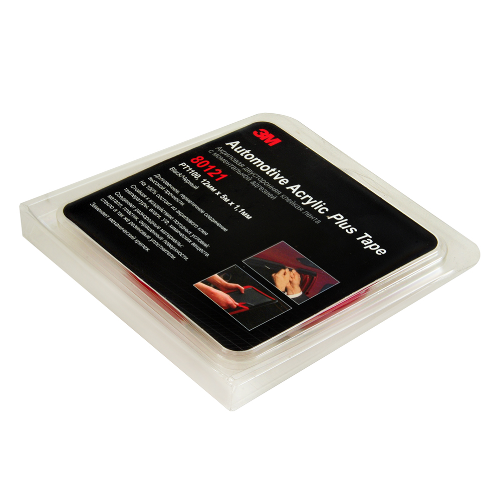 Скотч двусторонний | 3М 80121 | Двухсторонняя акриловая лента 3М PT 1100  1.1мм.12мм х 5м | превью 2
