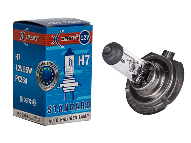 XENITE | H7 STANDART | 12V 55W | упаковка 1шт. превью 1