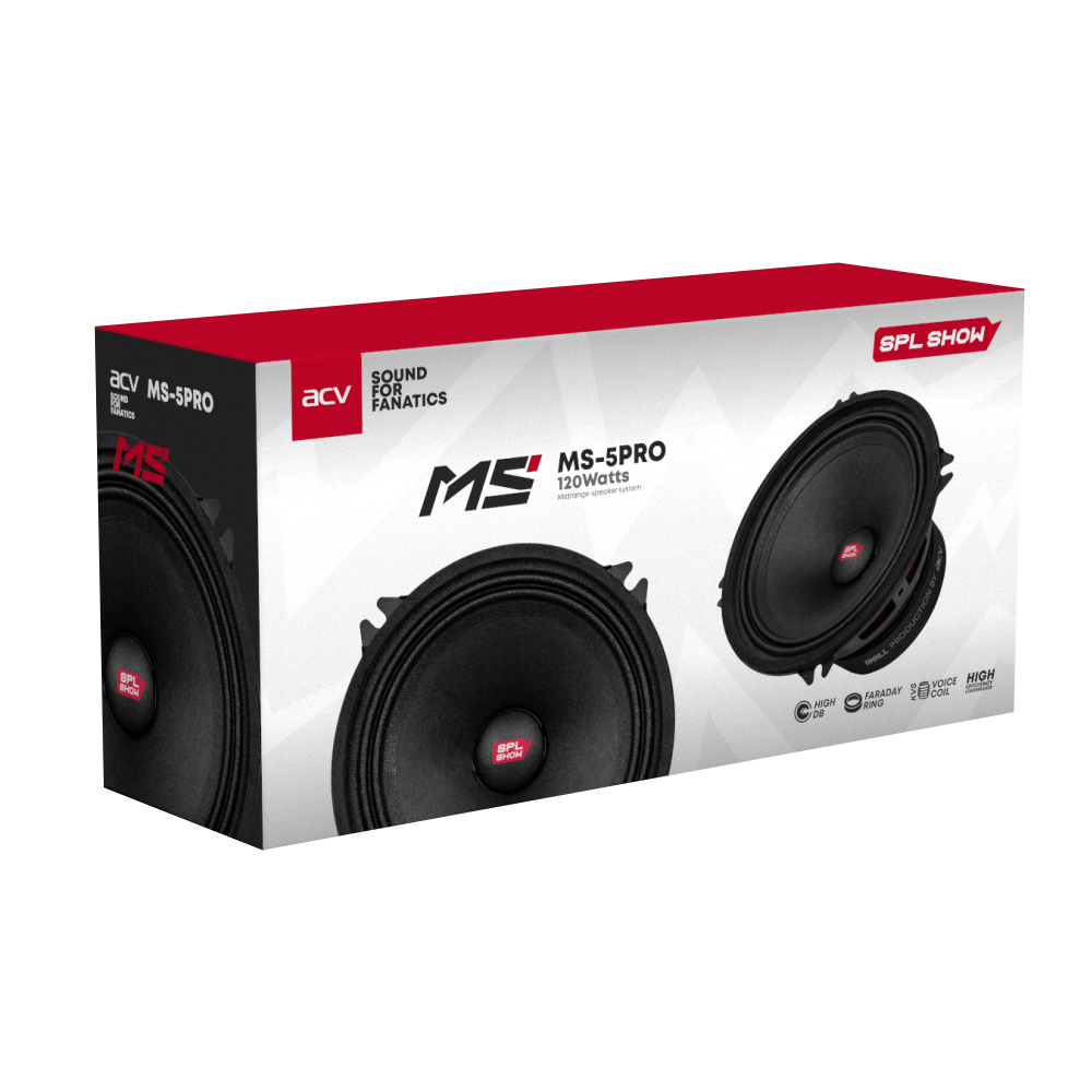 ACV | MS-5PRO | SPL-Show акустика/СЧ/5.25"/RMS=60Вт/4Ом | 5