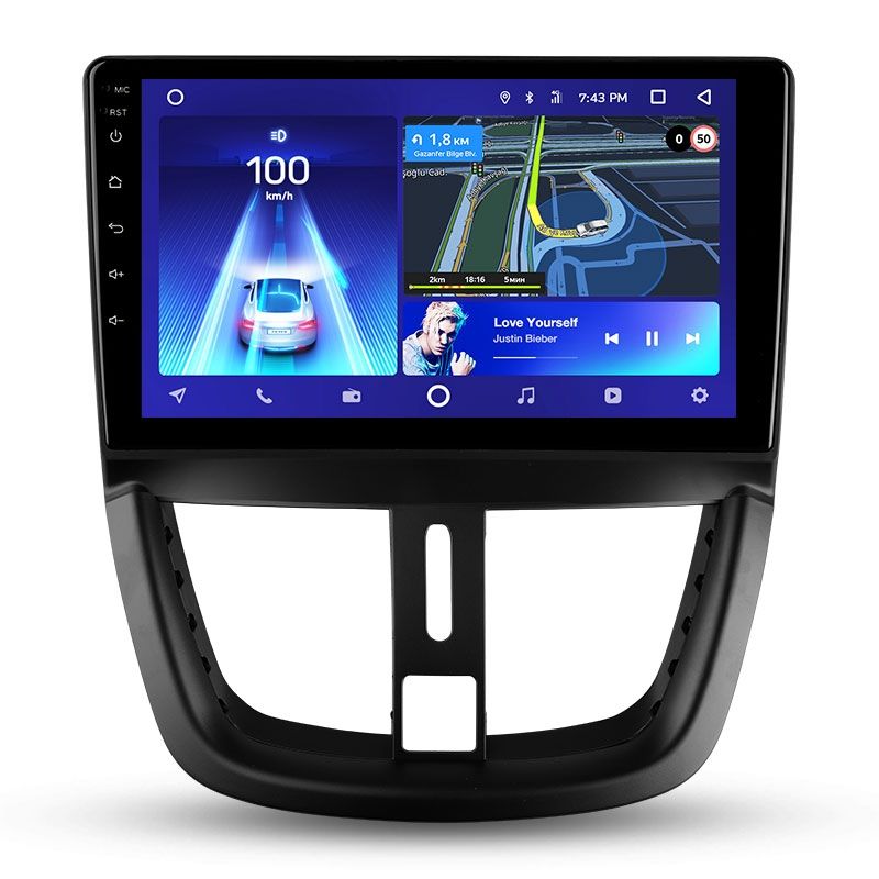 TEYES |  Peugeot 207  2006-2015  | Рамка  9" + КОМПЛЕКТ ПРОВОДОВ | превью 2